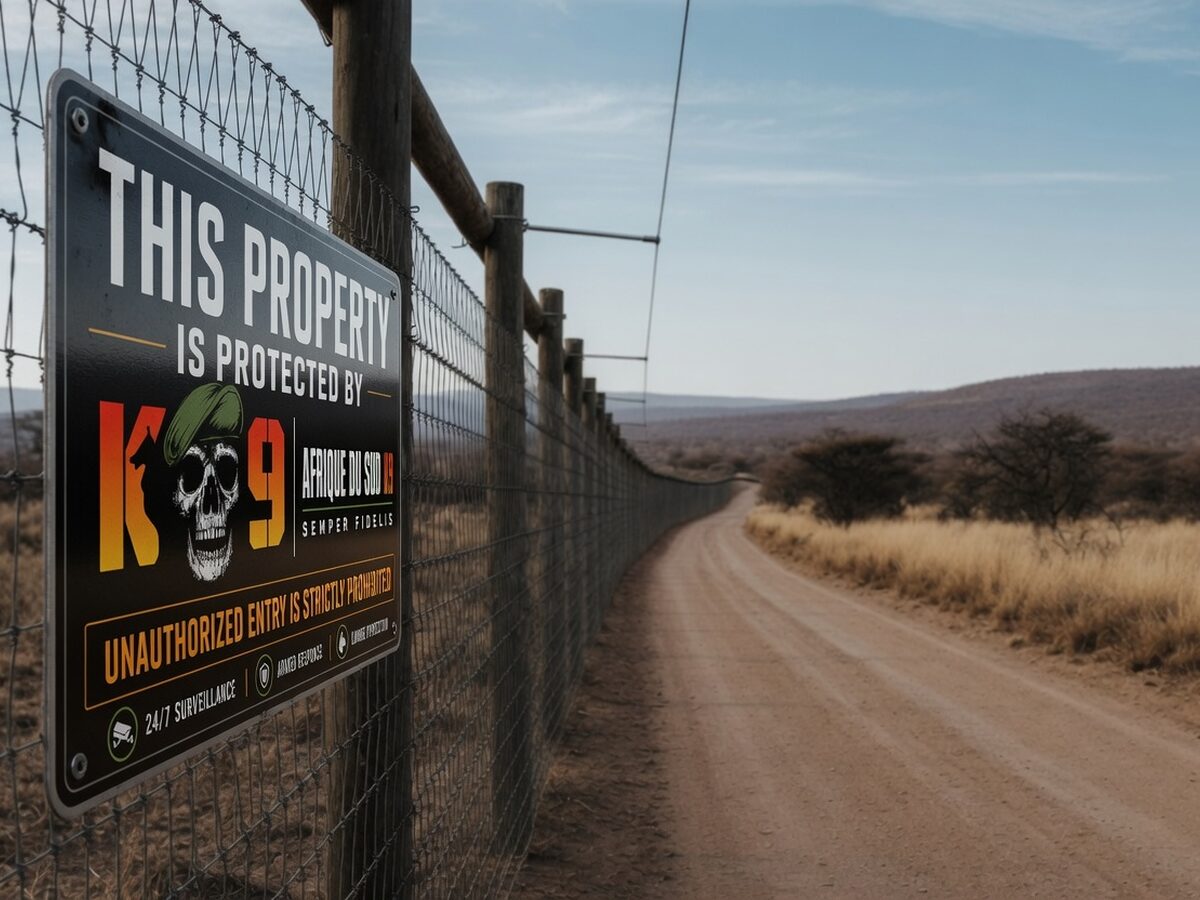 Boundary fence patrol on a game reserve