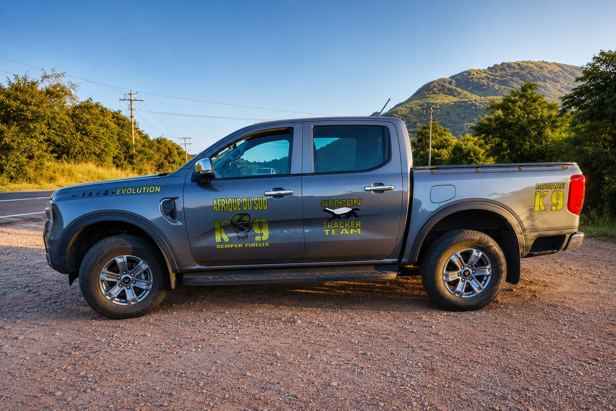 Afrique Du Sud K9 armed response vehicle