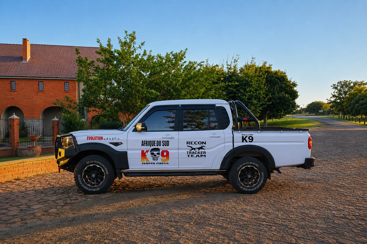 Afrique Du Sud K9 marked response vehicle