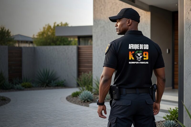 Security guards on duty